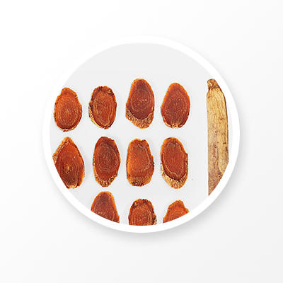 Medicina herbaria china de raíz de ginseng rojo