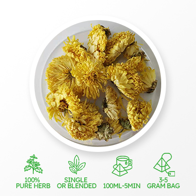 Té Saludable De Crisantemo Amarillo